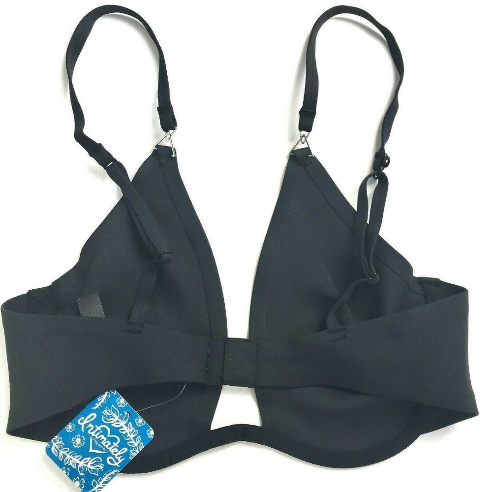 NWT Free People Ari Plunge Underwire Bra Black - Picture 3 of 4